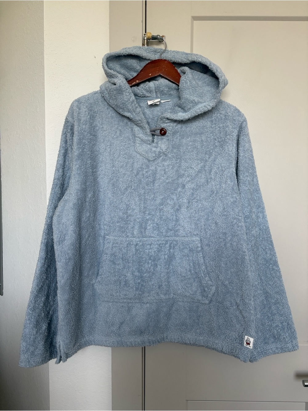 BIRDWELL BEACH BRITCHES TERRYCLOTH BAJA HOODIE BLUE FOG MENS XL